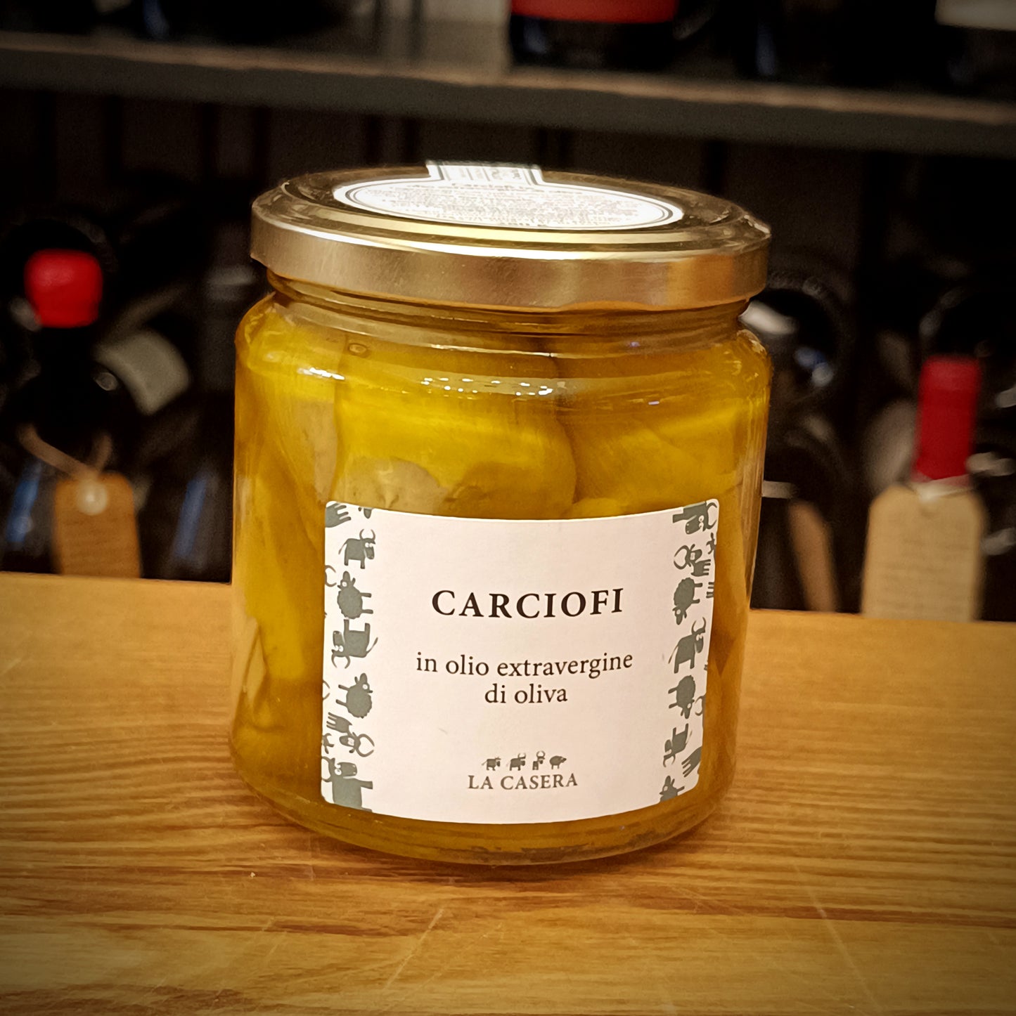 CARCIOFI IN OLIO EXTRAVERGINE D'OLIVA - LA CASERA - Formaggidieros