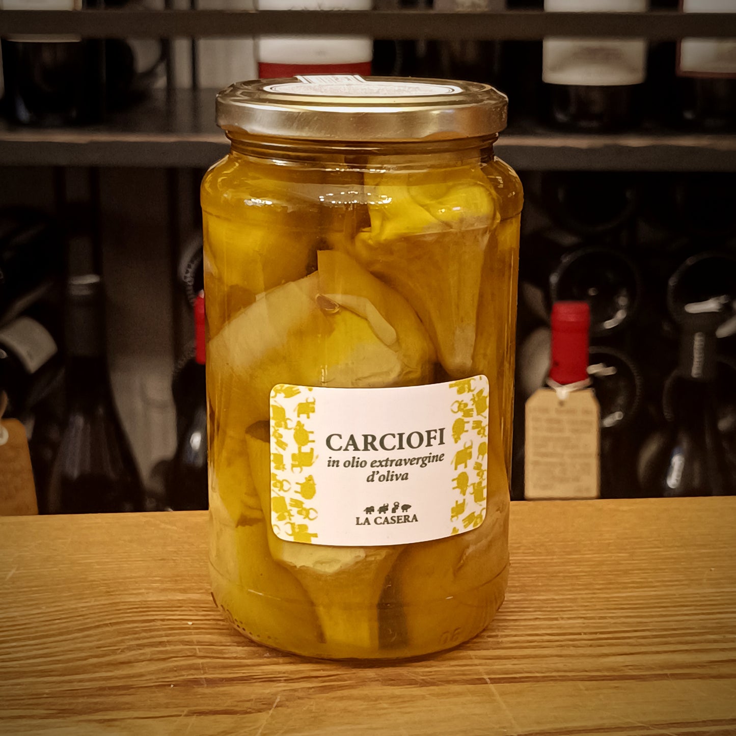 CARCIOFI IN OLIO EXTRAVERGINE D'OLIVA - LA CASERA - Formaggidieros