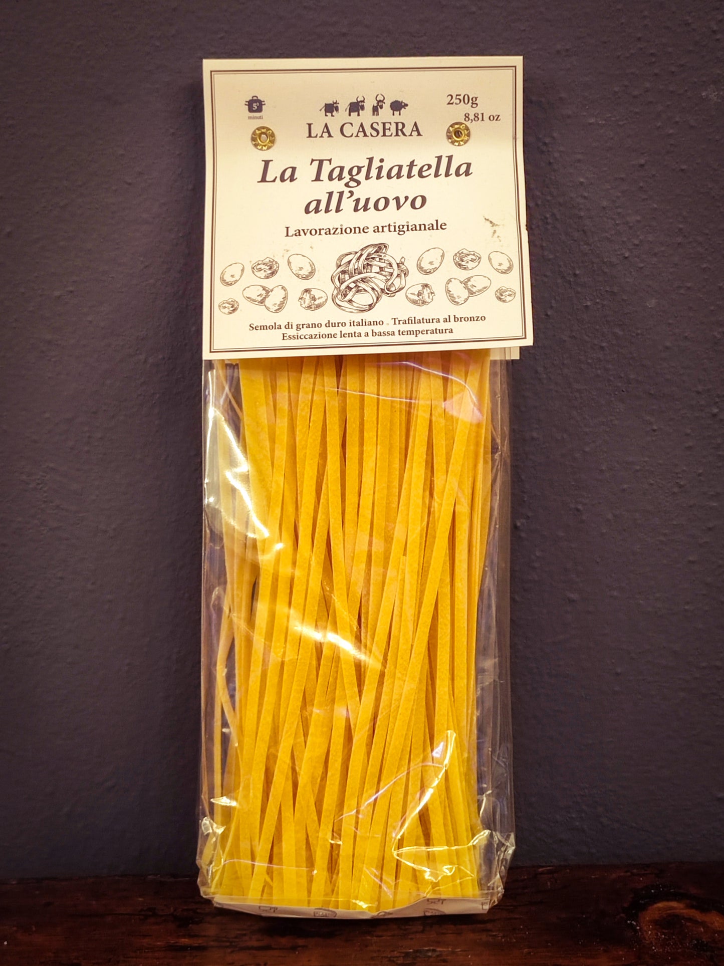 TAGLIATELLE ALL'UOVO 250gr - Formaggidieros