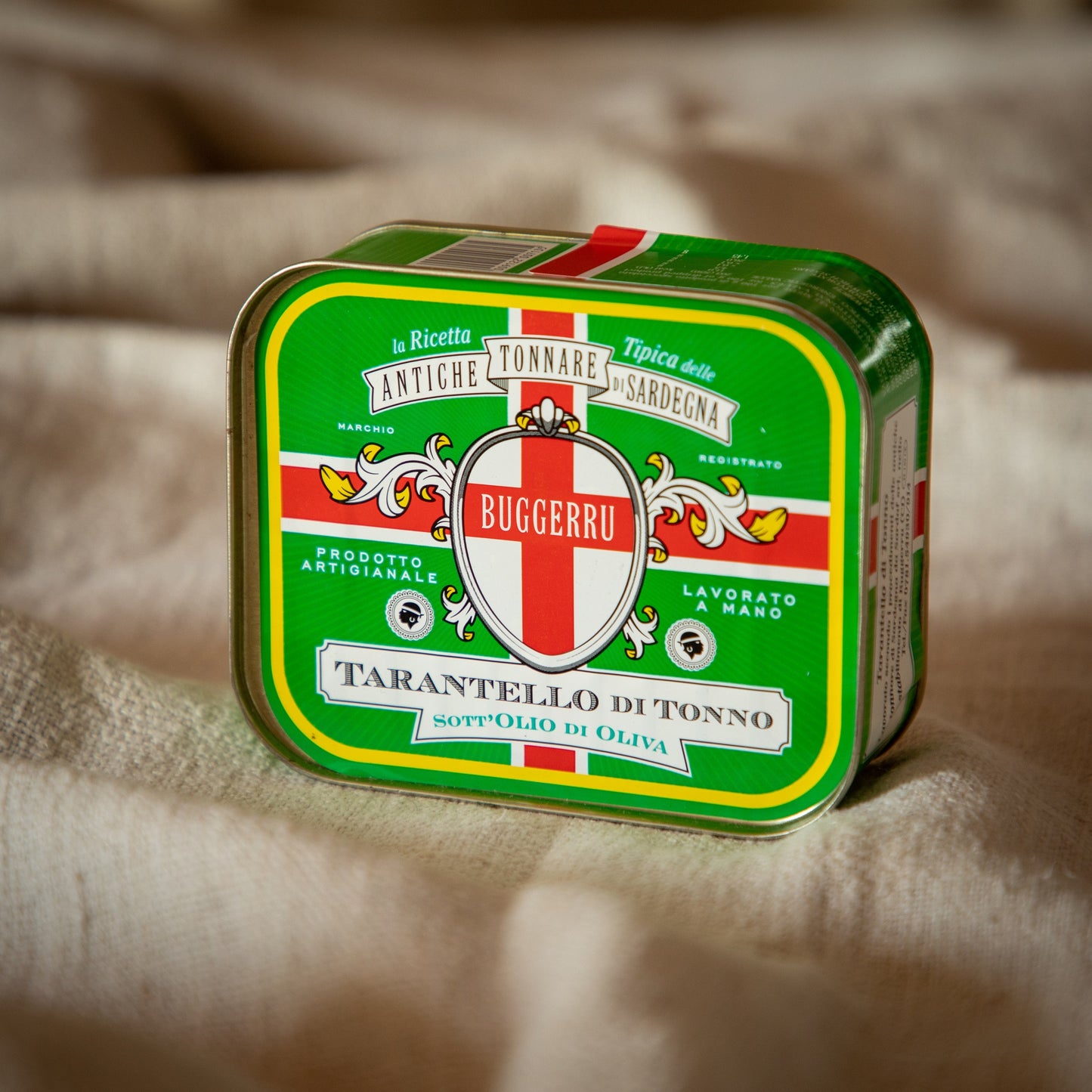 Tarantello di Tonno di corsa sott'olio d'oliva 360gr - Buggerru - Formaggidieros
