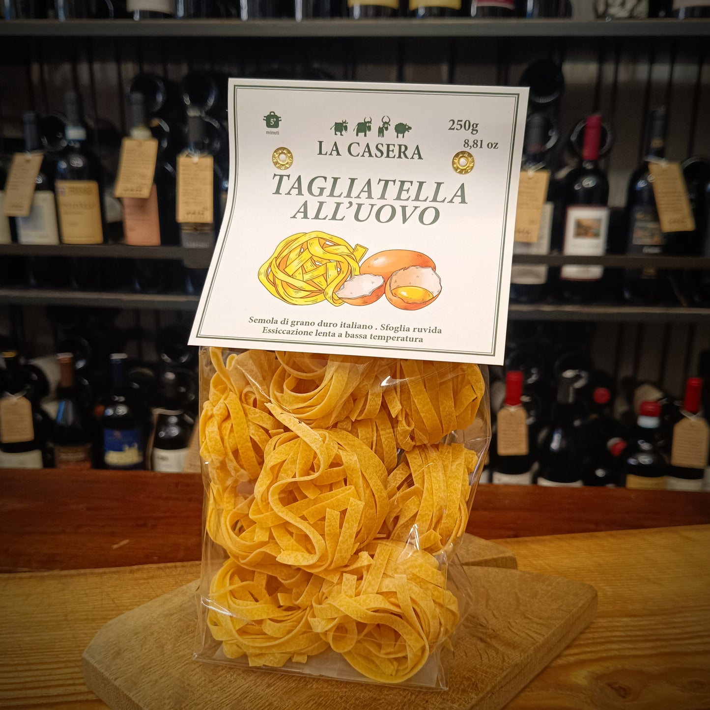 TAGLIATELLE ALL'UOVO 250gr - Formaggidieros