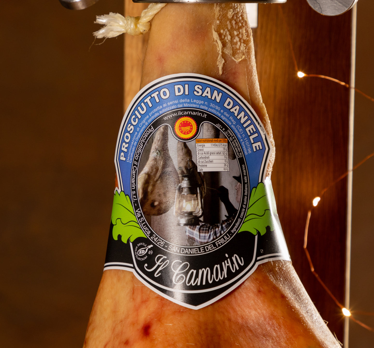 PROSCIUTTO SAN DANIELE DOP "IL CAMARIN"